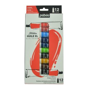 סט צבעי שמן 12 גוונים - Pebeo