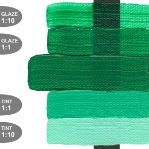 צבעי אקריליק - Heavy Body ארטיסט - 59 מ"ל - Golden - permanent-green-light