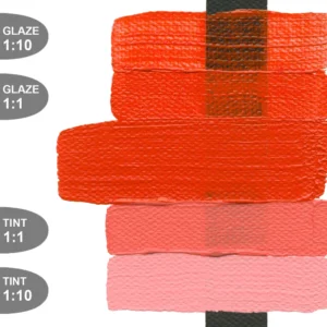 צבעי אקריליק - Heavy Body ארטיסט - 59 מ"ל - Golden - pyrrole-red