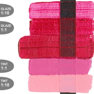 צבעי אקריליק - Heavy Body ארטיסט - 59 מ"ל - Golden - quinacridone-red