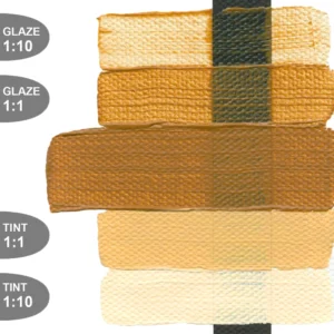 צבעי אקריליק - Heavy Body ארטיסט - 59 מ"ל - Golden - raw-sienna