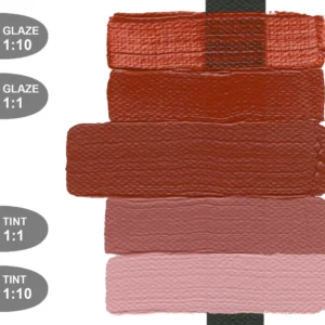 צבעי אקריליק - Heavy Body ארטיסט - 59 מ"ל - Golden - red-oxide