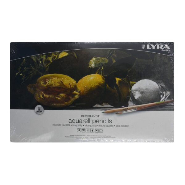 סט 36 עפרונות אקוורל בקופסת פח - Lyra Rembrandt