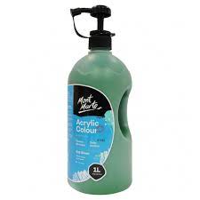 צבע אקריליק - 1 ליטר - Mont Marte - sap-green-8