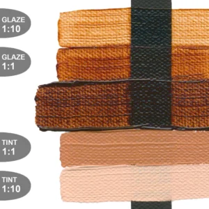 צבעי אקריליק - Heavy Body ארטיסט - 59 מ"ל - Golden - trans-brown-iron-oxide