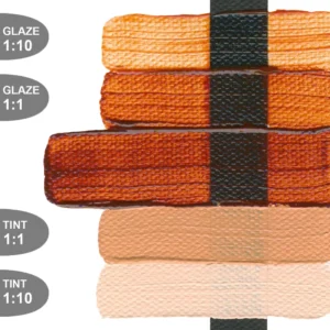 צבעי אקריליק - Heavy Body ארטיסט - 59 מ"ל - Golden - trans-red-iron-oxide