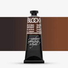 צבע שמן – 35 מ”ל- BLOCKX - transparent-mars-brown