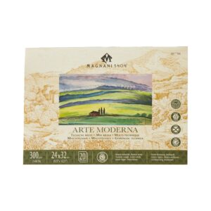 בלוק ARTE MODERNA מיקס מדיה - מגוון מידות - Magnani - 24-32-300-גרם-20-דפים