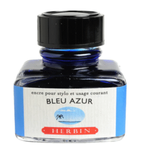 דיו הרבין 30 מ"ל - מגוון צבעים - bleu-azur