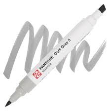 טושי פנטון במגוון צבעים - Pantone Marker - cold-gray-5