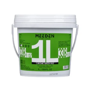 צבע אקריליק ליטר -  MEEDEN - chrome-green-hue