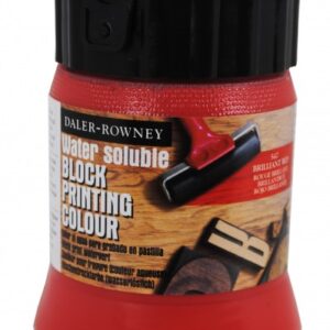 צבעי הדפס על בסיס מים 250 מ"ל - Daler-Rowney - אדום