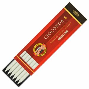 מארז 6 יחידות מילוי ארוך לעפרון מכני בעובי 5.6 מ”מ – Koh-I-Noor - גיר-לבן