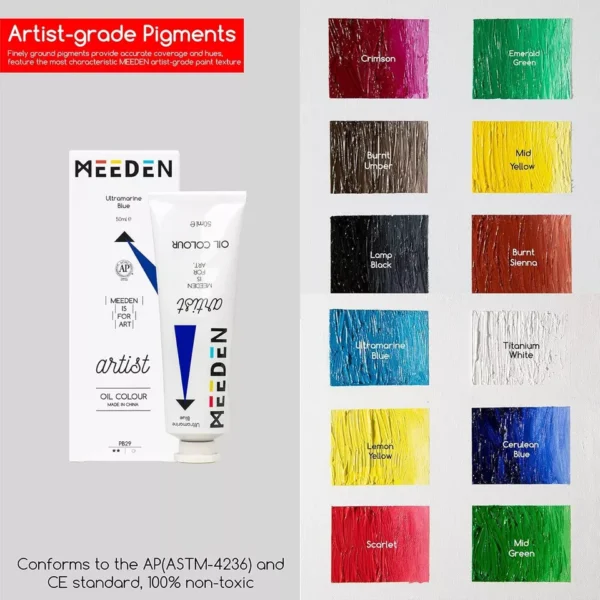 ⁦ערכת ציור Artist - צבעי שמן - MEEDEN⁩ – תמונה ⁦2⁩
