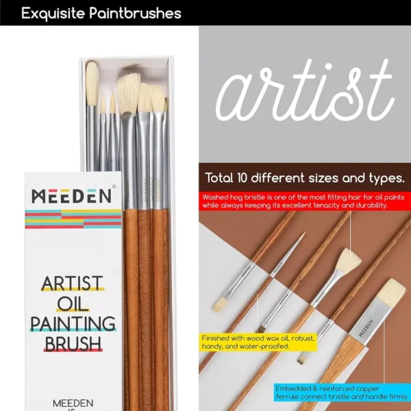 ⁦ערכת ציור Artist - צבעי שמן - MEEDEN⁩ – תמונה ⁦3⁩