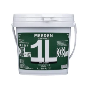 צבע אקריליק ליטר -  MEEDEN - sap-green