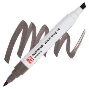 טושי פנטון במגוון צבעים - Pantone Marker - warm-gray-10