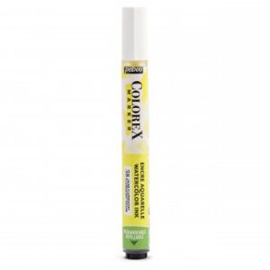 טוש על בסיס מים - COLOREX - jaune-floue