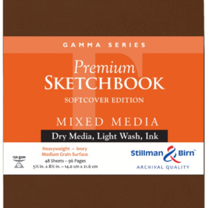 סקטצ'בוק כריכה רכה גמא - Stillman & Birn - 14-21-6-סמ-לאורך