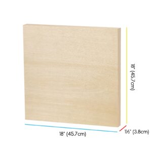 פאנל עץ עם מסגרת 45.7/45.7 - MEEDEN