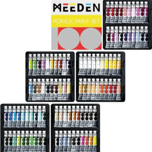 סט 100 צבעי אקריליק - MEEDEN