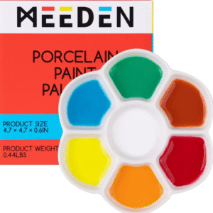 פלטת פורצלן בצורת פרח עם 7 שקעים -  MEEDEN