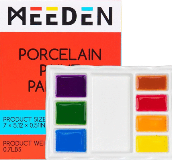 פלטת פורצלן מלבנית 8 שקעים -  MEEDEN