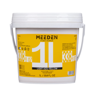 צבע אקריליק ליטר -  MEEDEN - light-azo-yellow