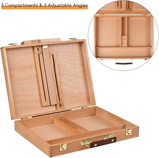 כן ציור שולחני עם מזוודה - MEEDEN – תמונה 2