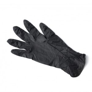 10 יח' כפפות ניטריל שחור - ללא אבקה