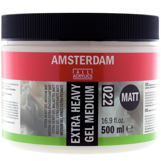 מדיום לצבעי אקרליק - ג'ל מדיום אקסטרה עבה מט 022 - 500 מ"ל - Talens