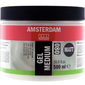 מדיום לצבעי אקריליק - ג'ל מדיום מט 080 - 500 מ"ל - Talens