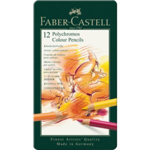 סט עפרונות צבעוניים - Faber Castell Polychromos - 12