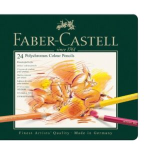 סט עפרונות צבעוניים - Faber Castell Polychromos - 24
