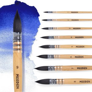 מברשת שיער טבעי MEEDEN - מגוון גדלים