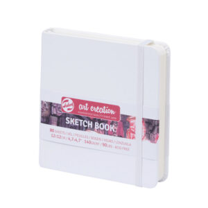 ספר רישום - סקטצ'בוק - 12/12 ס"מ -  Talens - לבן