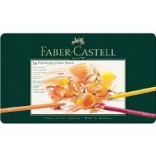 סט עפרונות צבעוניים - Faber Castell Polychromos - 36