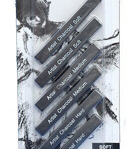 סט 6 פחמים סינטטים - Compressed Charcoal