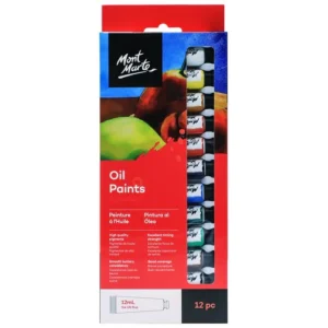 סט צבעי שמן 12 גוונים - Mont Marte