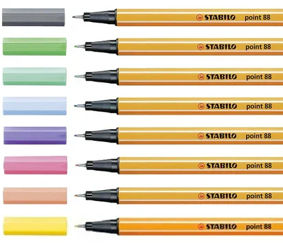 סט 8 עטי פסטל 04 - STABILO point