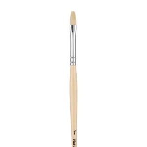 מכחולים בריסטל טבעי - Pan Art White Bristle Brushes - flat-01