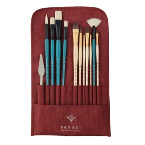 נרתיק בד למכחולים - Pan Art - 12-אדום