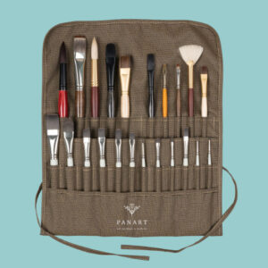 נרתיק בד למכחולים - Pan Art - 22-משובץ