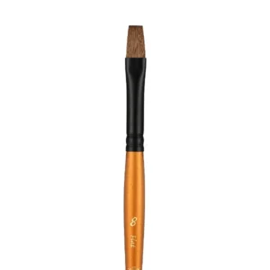 מכחולים סייבל סינטטים - PAN ART SABLE BRUSHES - שטוח-8