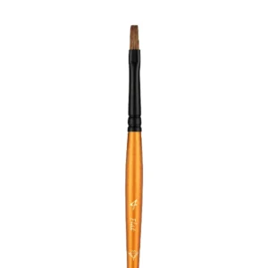 מכחולים סייבל סינטטים - PAN ART SABLE BRUSHES - שטוח-4