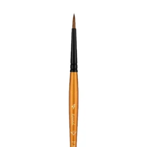 מכחולים סייבל סינטטים - PAN ART SABLE BRUSHES - עגול-4
