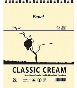 בלוק CLASSIC CREAM A4