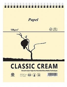 בלוק CLASSIC CREAM A4