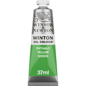 צבע שמן - 37 מ"ל - Winsor&Newton - phthalo-yellow-green