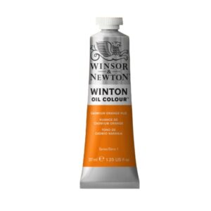 צבע שמן - 37 מ"ל - Winsor&Newton - cadmium-orange-hue